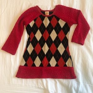 M Couture Toddler Argyle Dress